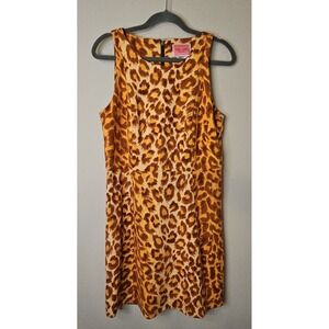 Kate Spade Dress M Panthera Ponte Animal Print Old Money Neutral Classic Stretch